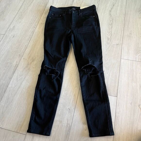 America eagle HI-RISE JEGGING BLACK NEXT LEVEL STRETCH size 12 - Picture 1 of 9